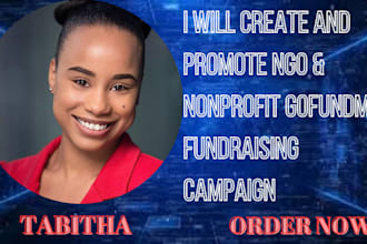 create and promote ngo, nonprofit gofundme fundraising campaign with strategy