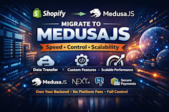 migrate shopify to medusajs for speed control scalability headless ecommerce