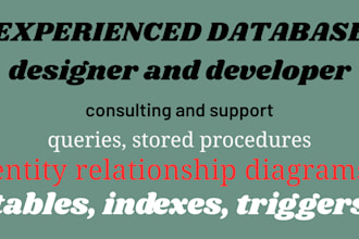 design, develop and integrate  your sql and nosql database