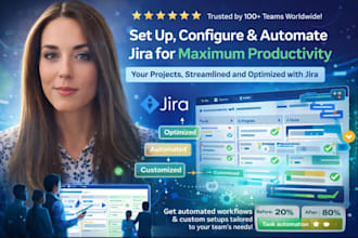 set up, configure, and customize jira for project management workflow optimize