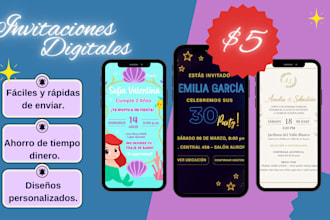 design a stunning digital invitation for your event