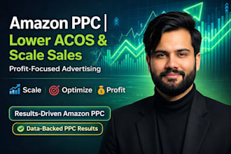 setup, optimize and manage amazon fba PPC campaigns to lower acos and scale sale