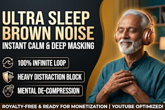 create heavy brown noise to fall asleep instantly