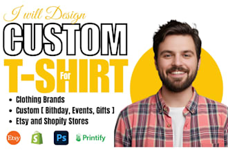 do custom t shirt designs streetwear, vintage clothing brand graphics for etsy