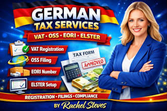 assist with german vat, oss, eori and elster compliance