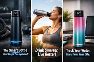write of product descriptions for smart water bottles