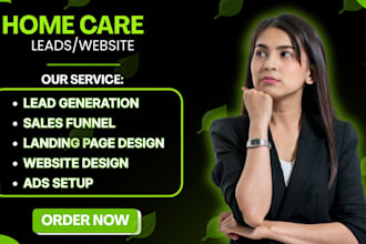 home care leads elderly care leads medical  healthcare lead home care website