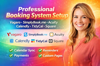 do simplybook me acuity scheduling calendly tidycal vagaro square booking setup
