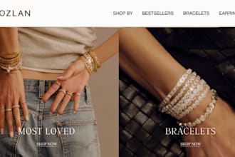 jewelry shopify store fine handmade necklace earrings rings dropshipping store