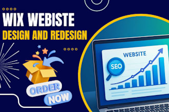 design or redesign a modern responsive wix website