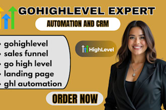 setup gohighlevel expert for go high level website, sales funnel, automation
