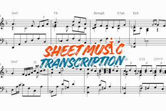 do accurate song transcription and create professional sheet music
