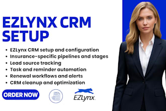 setup insurance pipeline follow ups lead to policy workflow in ezlynx CRM