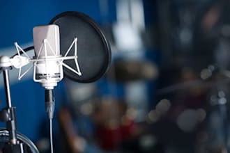 record a bold authoritative male voice over that sells