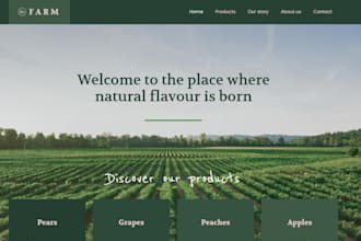do squarespace farming website agricultural product website organic crop website