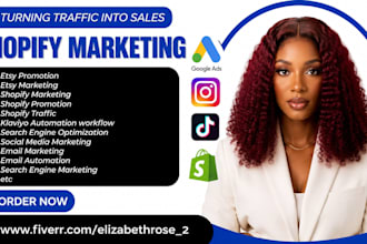 boost shopify sales with ecommerce marketing, traffic and promotion