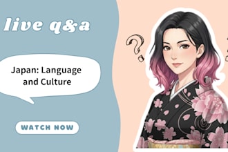 customized japanese lessons based on what you want to learn ask in english