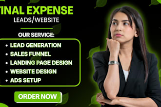 final expense leads iul insurance leads sales funnel life insurance website