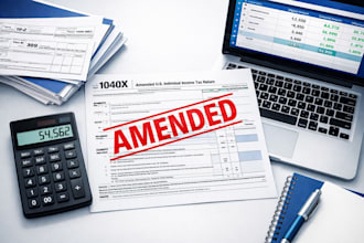 prepare and file US amended and multi year tax returns