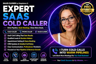 saas high ticket sales closer b2b online sales partner shopper call cold caller