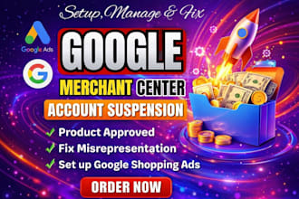 fix google merchant center misrepresentation and suspension