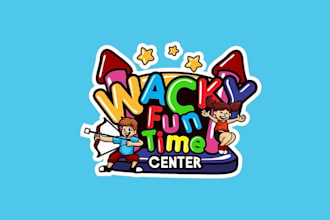 design amazing party rental family entertainment logo