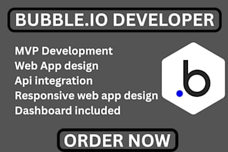 develop bubble io web app, bubble mvp bubble saas, bubble marketplace