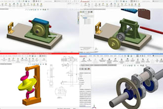 3d cad modeling solidworks mechanical assemblies rendering ansys product design