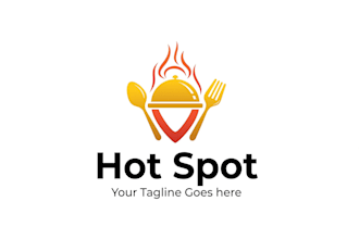do unique restaurant, coffee, bakery, or food logo design