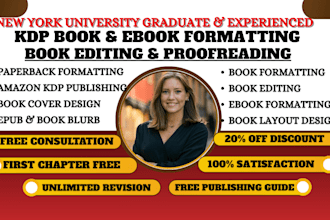 do book formatting book editing paperback formatting amazon kdp ebook formatting