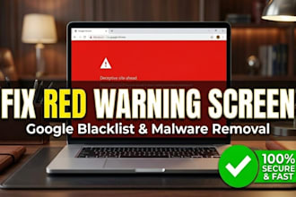 clean hacked website, remove blacklist and fix google security warning