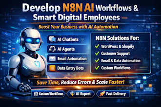 develop n8n ai workflow, n8n ai agent, n8n ai chatbot, n8n automation