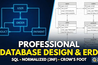 professional entity relationship diagram