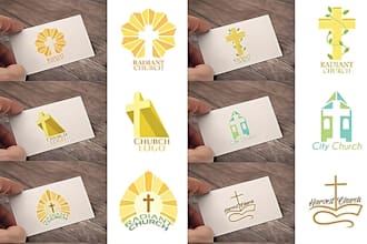 do custom church logo design for ministries, churches and christian brands
