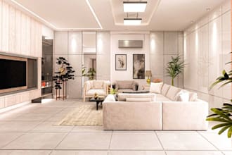 turn cad plan to all room ensuite, minimalist layout, high end apartment,360 vr