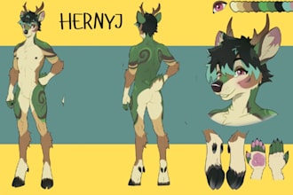 create furry reference sheet furry ref sheet oc fursona oc nsfw anthro ref sheet