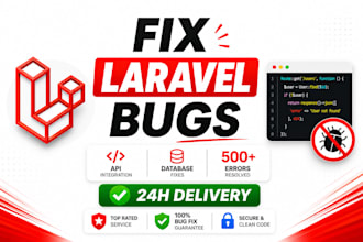 fix laravel API errors, mysql query issues and backend bugs