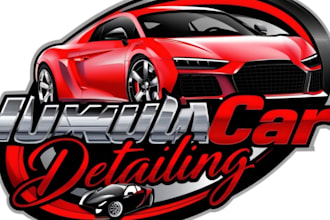 design luxury car detailing logo