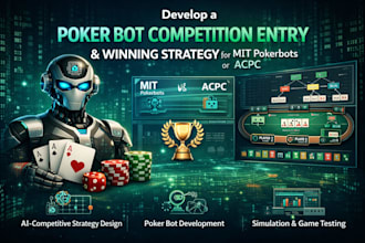 develop a poker bot competition entry, winning strategy for mit pokerbots, acpc