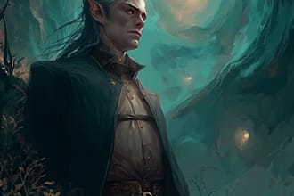 illustrate magical fantasy artwork for books, games