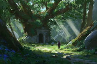 paint an environmental concept art