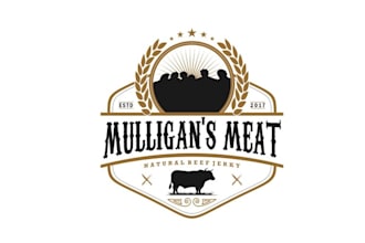 make looks nice logo for grass roots beef jerky start up