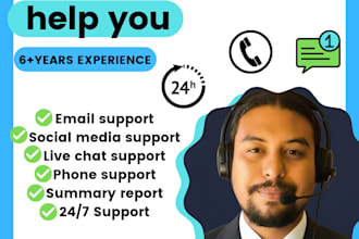 be your customer service representative