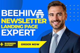 setup beehiiv newsletter,beehive landing page, redesign beehiiv website beehive