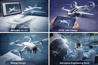 do aircraft design vtol uav design drone design and aerospace engineering work