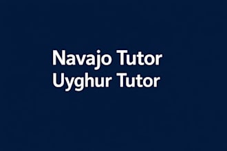 experienced navajo and uyghur tutor for personalized online lessons