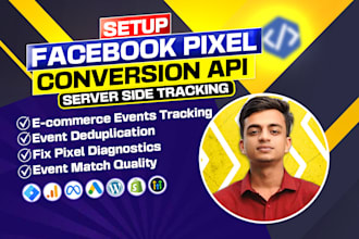 setup facebook pixel conversion API, server side tracking, meta pixel via GTM