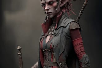 fantasy horror and fantasy horror character
