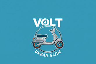 design a sleek and professional scooter brand logo