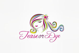 design beauty spa cosmetic logo for tease or dye